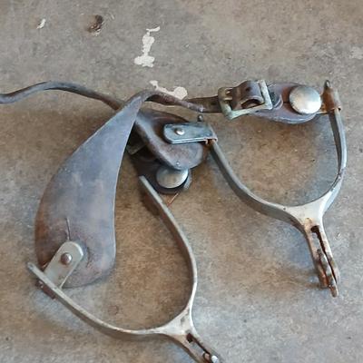 Three pairs of horse spurs for decoration or repair