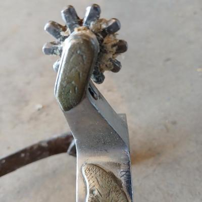 Three pairs of horse spurs for decoration or repair