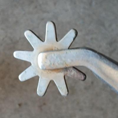 Three pairs of horse spurs for decoration or repair