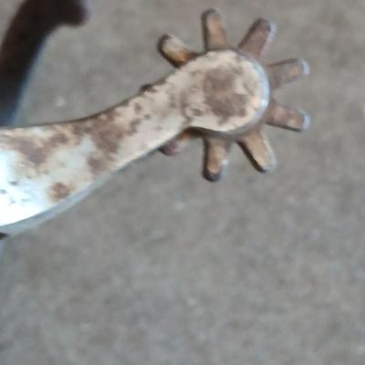 Three pairs of horse spurs for decoration or repair