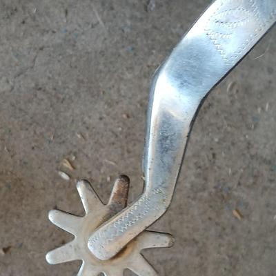 Three pairs of horse spurs for decoration or repair