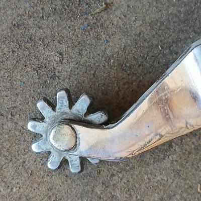 Three pairs of horse spurs for decoration or repair