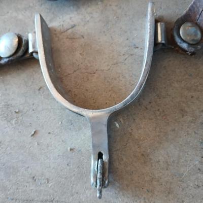 Three pairs of horse spurs for decoration or repair