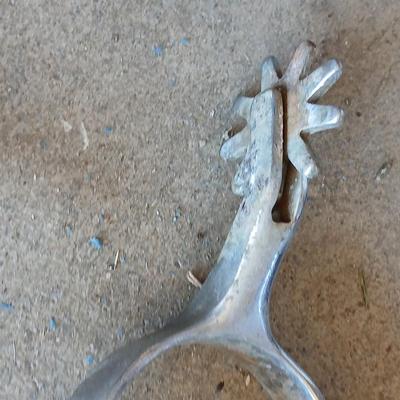 Three pairs of horse spurs for decoration or repair