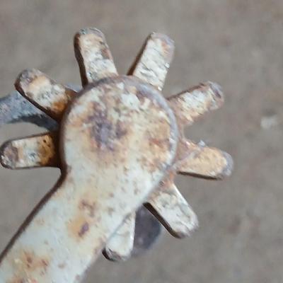 Three pairs of horse spurs for decoration or repair