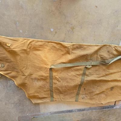 Vintage horse blanket with four old halters
