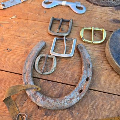 Antique porcelain insulators - cast iron - wrenches - and other rustic farm items for the side of the farm shed!