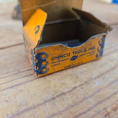 Vintage tin can, boxes, and oil cans