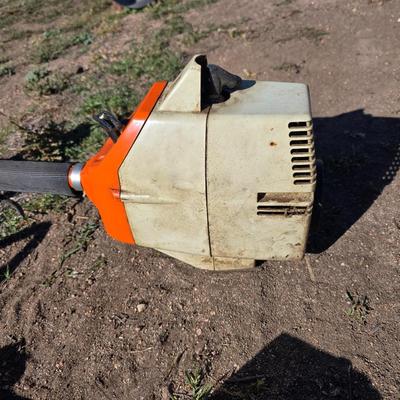 Two gas powered weed eaters in unknown condition for parts or repair - Stihl FFS 36 - Homelite 15" Dual cut
