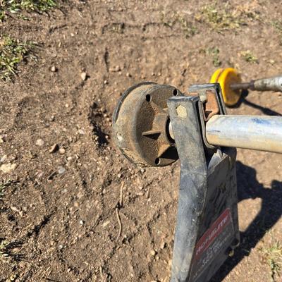 Two gas powered weed eaters in unknown condition for parts or repair - Stihl FFS 36 - Homelite 15" Dual cut