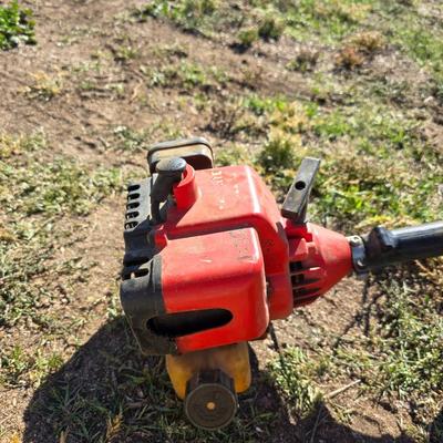 Two gas powered weed eaters in unknown condition for parts or repair - Stihl FFS 36 - Homelite 15" Dual cut