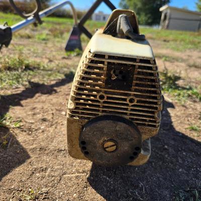 Two gas powered weed eaters in unknown condition for parts or repair - Stihl FFS 36 - Homelite 15" Dual cut