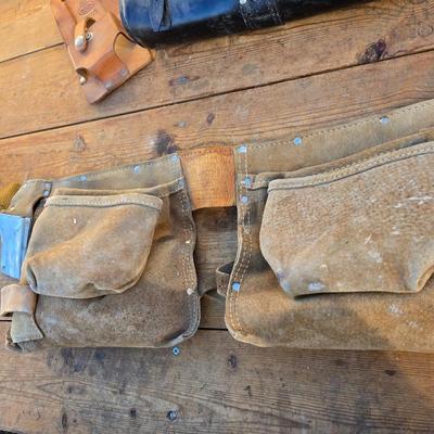 Leather pouches for tools and more