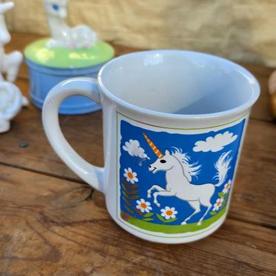 Large collection of Unicorn themed decorative items