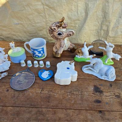 Large collection of Unicorn themed decorative items