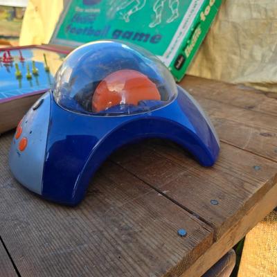 Kids toys - vintage electric football game - Rock tumbler - and a Fun 2 bake oven