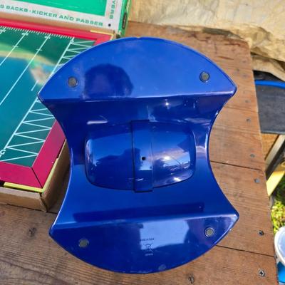 Kids toys - vintage electric football game - Rock tumbler - and a Fun 2 bake oven