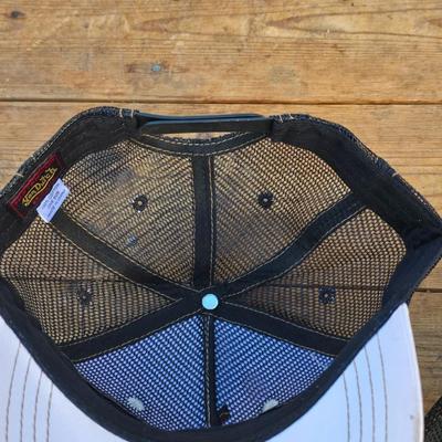 Three Von Dutch brand hats - Camouflage - White and Black - and Black - Black with red stitching - Trucker caps