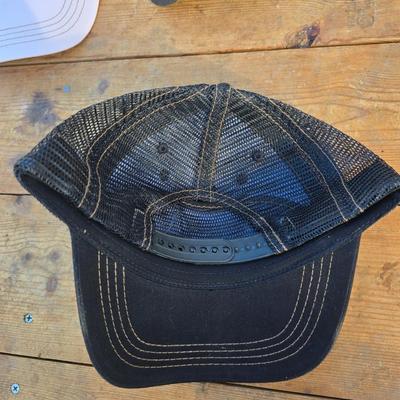 Three Von Dutch brand hats - Camouflage - White and Black - and Black - Black with red stitching - Trucker caps