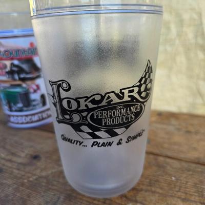 Vintage racing / car hats with several hot rod good guys mugs - race car - with Broncos and half a bubble off hats too