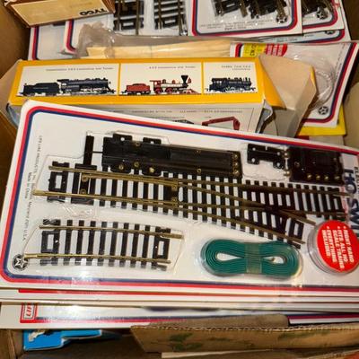 Sale Photo Thumbnail #743: UP107-large box of trains and accessories
