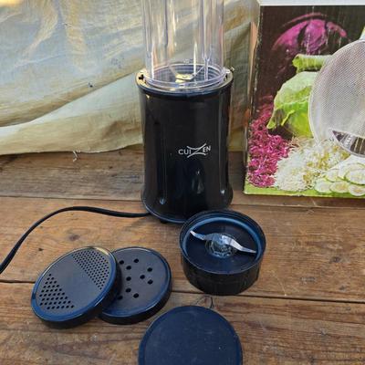 Vintage kitchen small appliances - Kitchen magic grinder - Rival shredder with extra blades- and a small blender