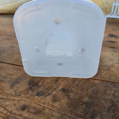 Food trays, plastic food storage containers and spice organizer