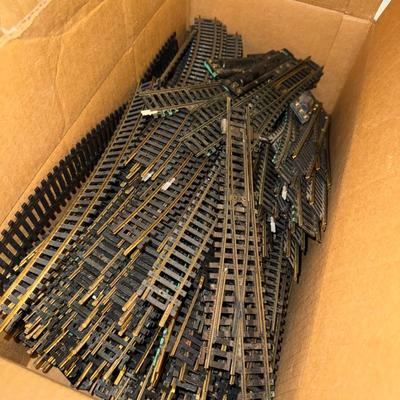 Sale Photo Thumbnail #756: UP110-box of small train tracks
