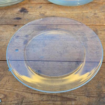 Arcoroc France clear glass dishes