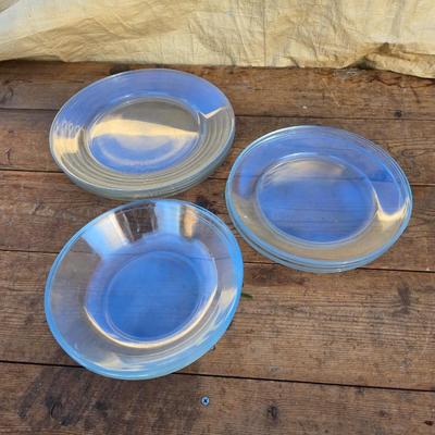 Arcoroc France clear glass dishes