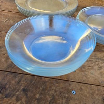 Arcoroc France clear glass dishes