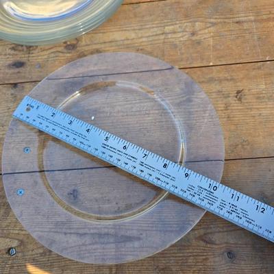 Arcoroc France clear glass dishes