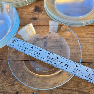 Arcoroc France clear glass dishes