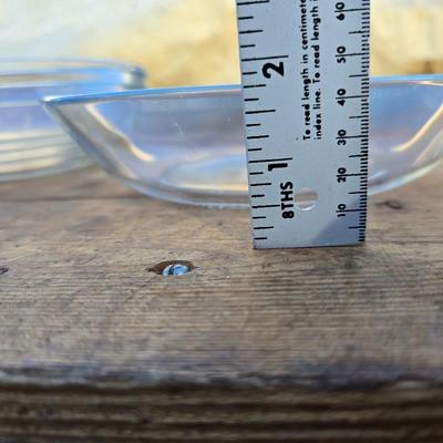 Arcoroc France clear glass dishes
