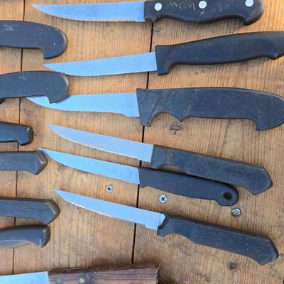 Large variety of Kitchen Knives - all sizes and shapes!