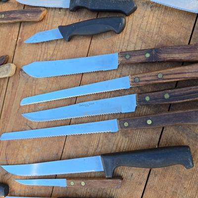 Large variety of Kitchen Knives - all sizes and shapes!