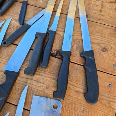 Large variety of Kitchen Knives - all sizes and shapes!