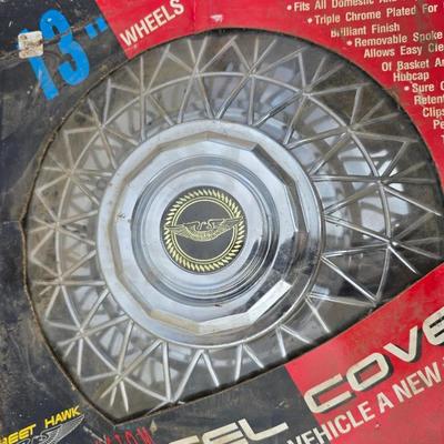 New 13" 84 spoke wire wheel covers - Hubcaps - complete set of 4