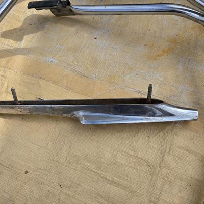 Towing mirrors with mounts - vintage chevy hubcaps - pontiac mirror
