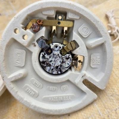 Porcelain tub fixtures - Porcelain light fixtures