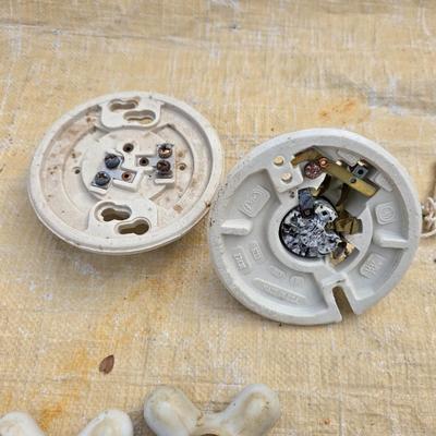 Porcelain tub fixtures - Porcelain light fixtures