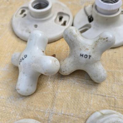 Porcelain tub fixtures - Porcelain light fixtures