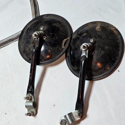 Lots of vintage car parts - trim - shifters - radio - and more