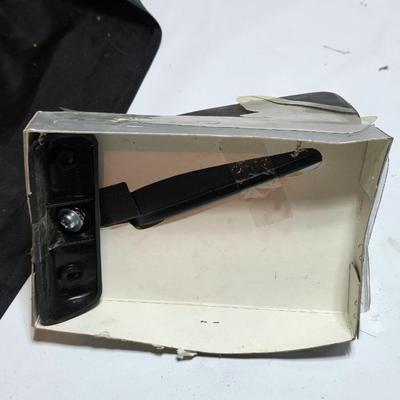 Lots of vintage car parts - trim - shifters - radio - and more