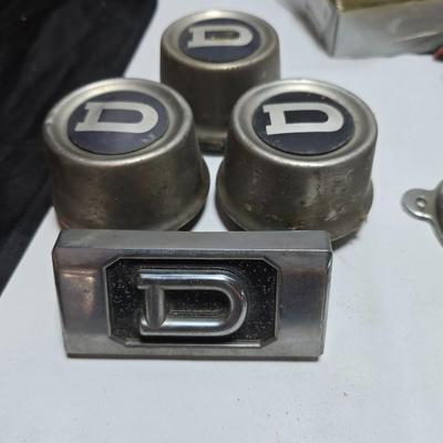 Lots of vintage car parts - trim - shifters - radio - and more