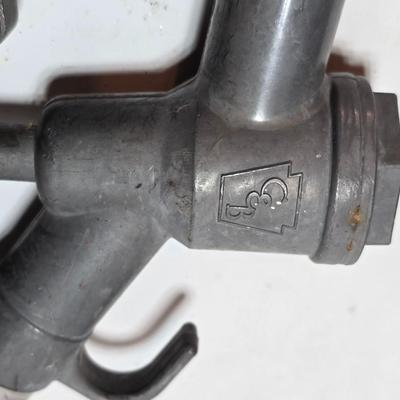 Two fuel nozzles - gas pump zozzles