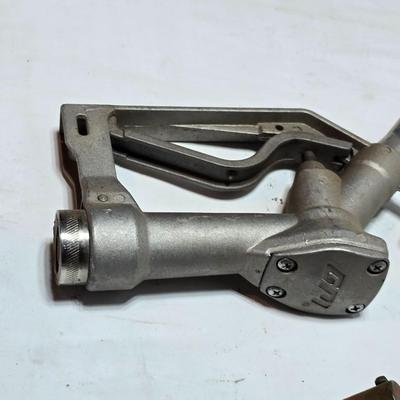 Two fuel nozzles - gas pump zozzles