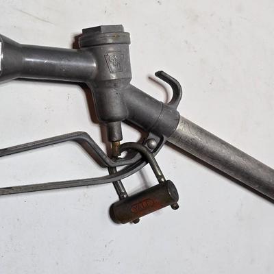 Two fuel nozzles - gas pump zozzles