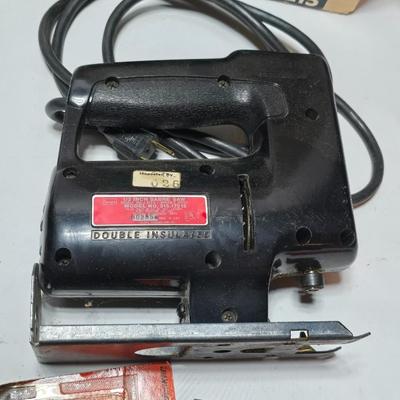 Craftsman 1/2-inch Sabre saw - Master super ball casters - and an assortment of other hardware
