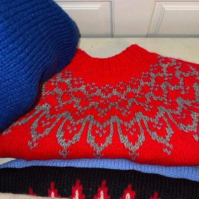 Sale Photo Thumbnail #787: UP121-homemade adult sweaters